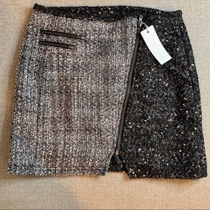 Piperlime Wool Miniskirt